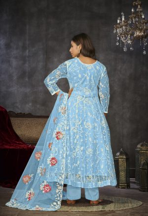 Sky Net Anarkali Suit