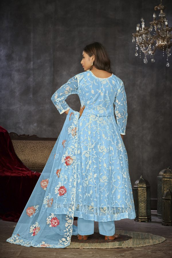 Sky Net Anarkali Suit