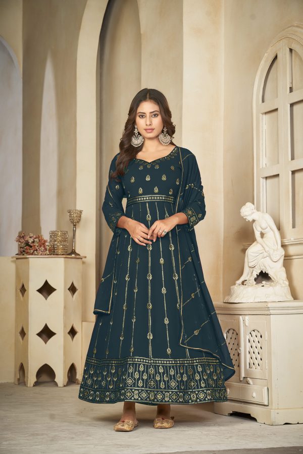 Rama Georgette Anarkali Suit