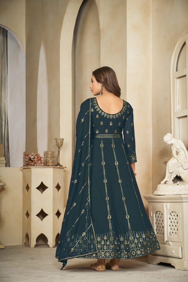 Rama Georgette Anarkali Suit