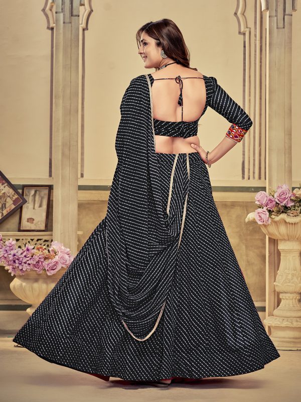 Black Navratri Special Lehenga Choli