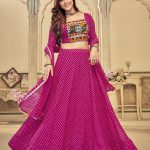 Pink Navratri Special Lehenga Choli