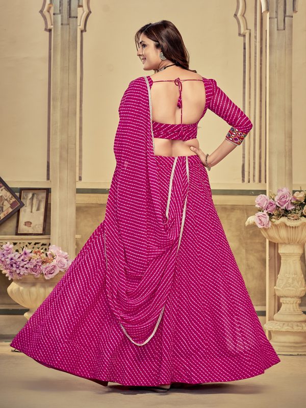 Pink Navratri Special Lehenga Choli