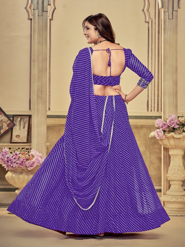 Purple Navratri Special Lehenga Choli