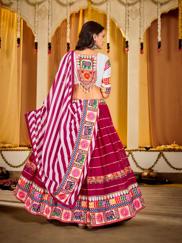 Pink Navratri Special Lehenga Choli