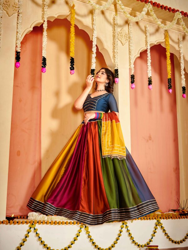 MultiColor Navratri Special Lehenga Choli