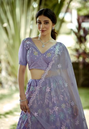 Sequence Net Lehenga Choli