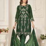 Luxury Green Pakistani Suit