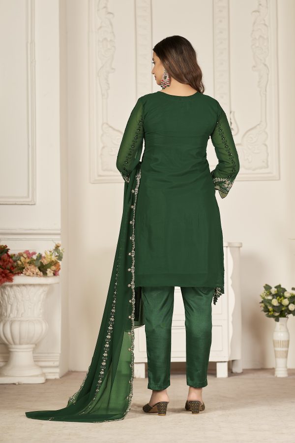 Luxury Green Pakistani Suit