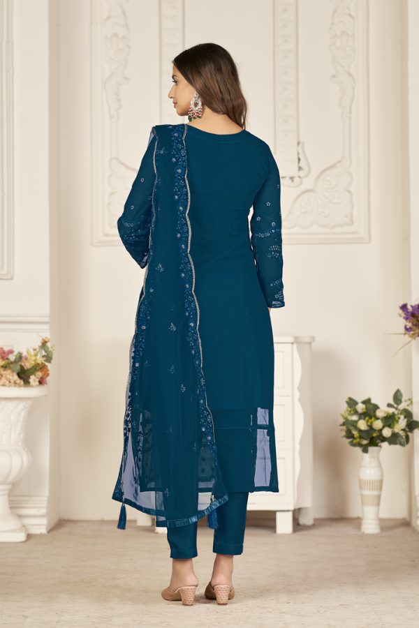 Vibrant Rama Pakistani Suit