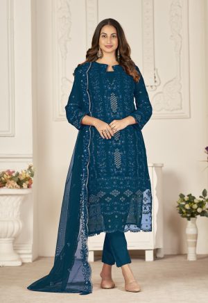 Vibrant Rama Pakistani Suit