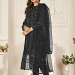 Vibrant Black Pakistani Suit