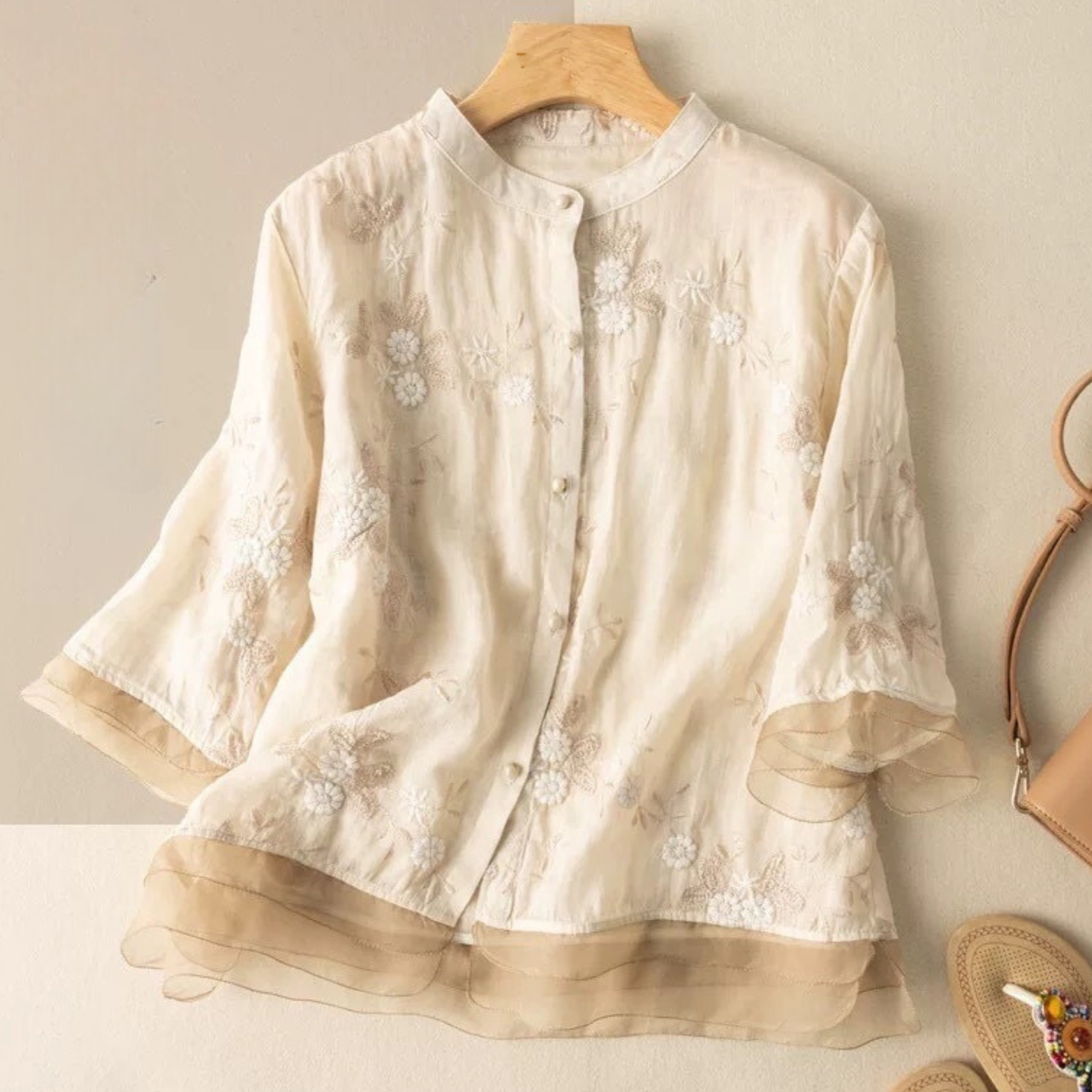 Embroidered Cotton Shirt