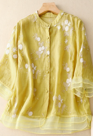 Embroidered Cotton Shirt