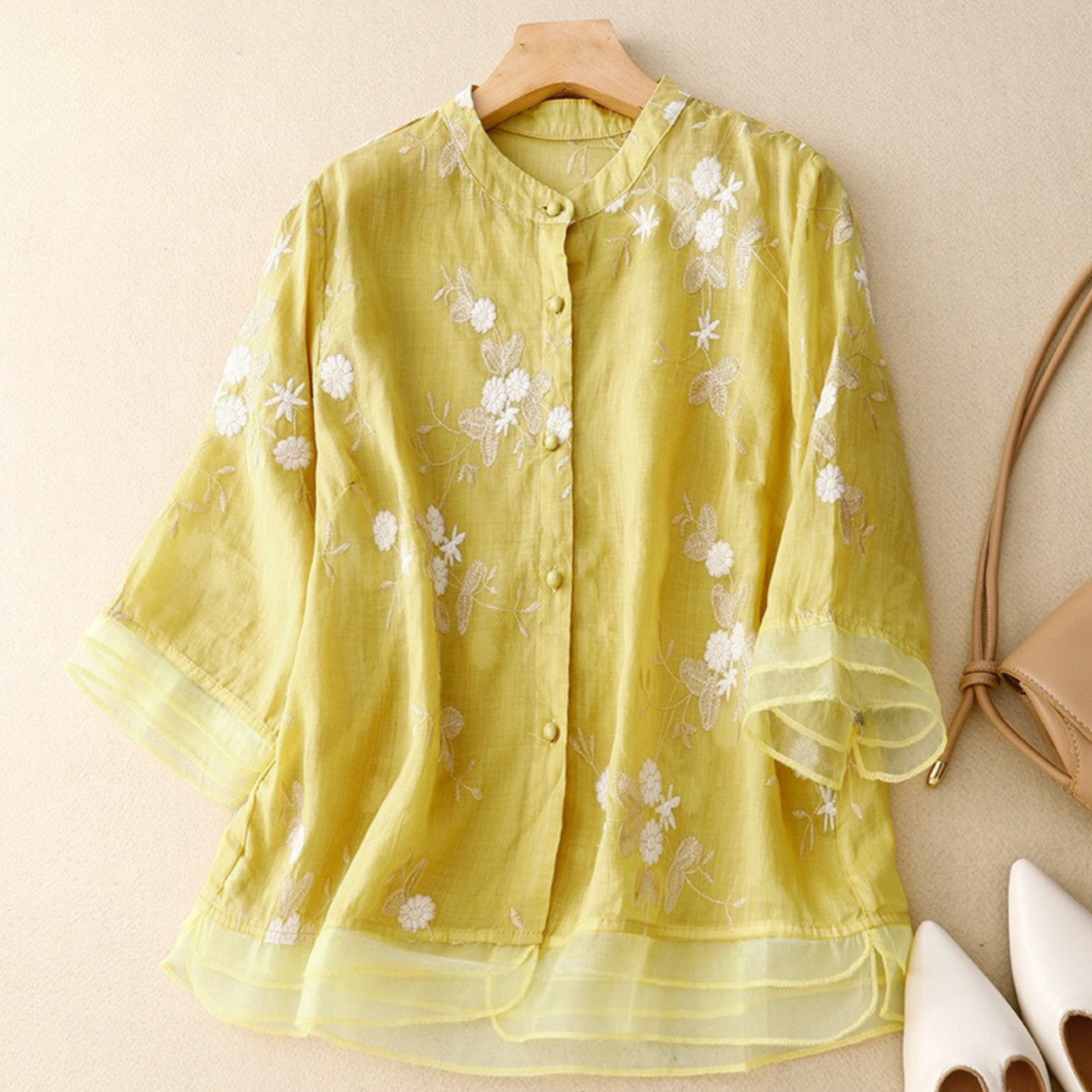 Embroidered Cotton Shirt