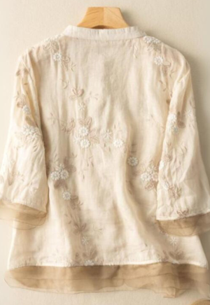 Embroidered Cotton Shirt