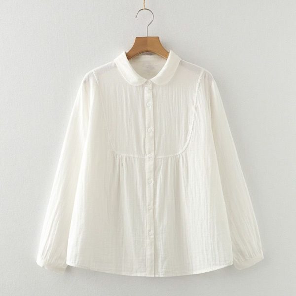 Doll Collar White Shirt