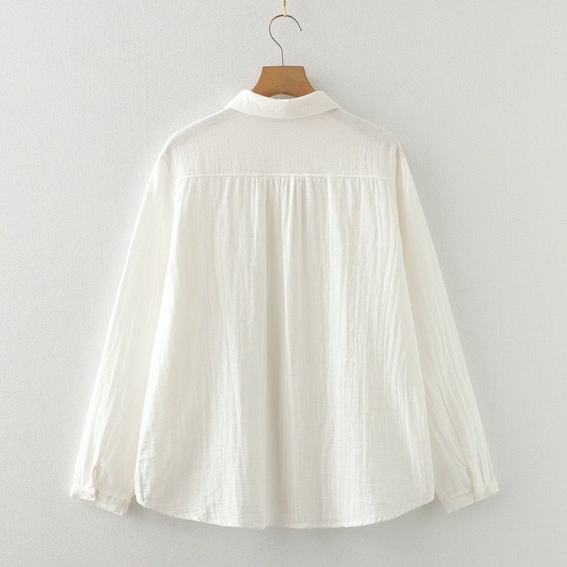 Doll Collar White Shirt