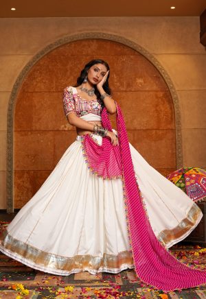 pink dupatta